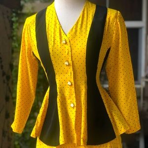 Vintage 1980’s Does 1940’s Rayon Suit